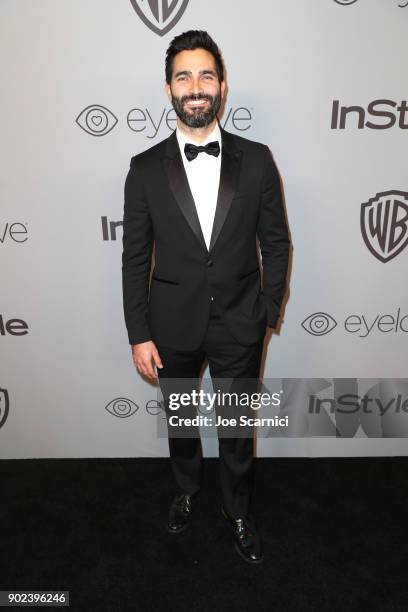 Actor Tyler Hoechlin attends the 2018 InStyle and Warner Bros. 75th Annual Golden Globe Awards Post-Party at The Beverly Hilton Hotel on January 7,...
