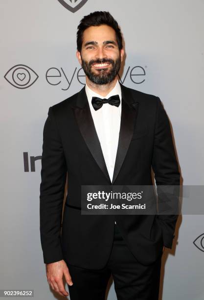 Actor Tyler Hoechlin attends the 2018 InStyle and Warner Bros. 75th Annual Golden Globe Awards Post-Party at The Beverly Hilton Hotel on January 7,...