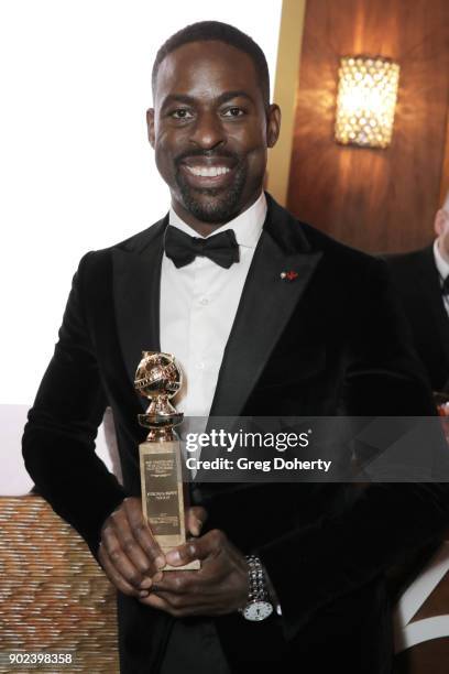 Actor Sterling K. Brown, winner of the award for Best Performance by an Actor in a Television Series for 'This Is Us,' attends the Official Viewing...