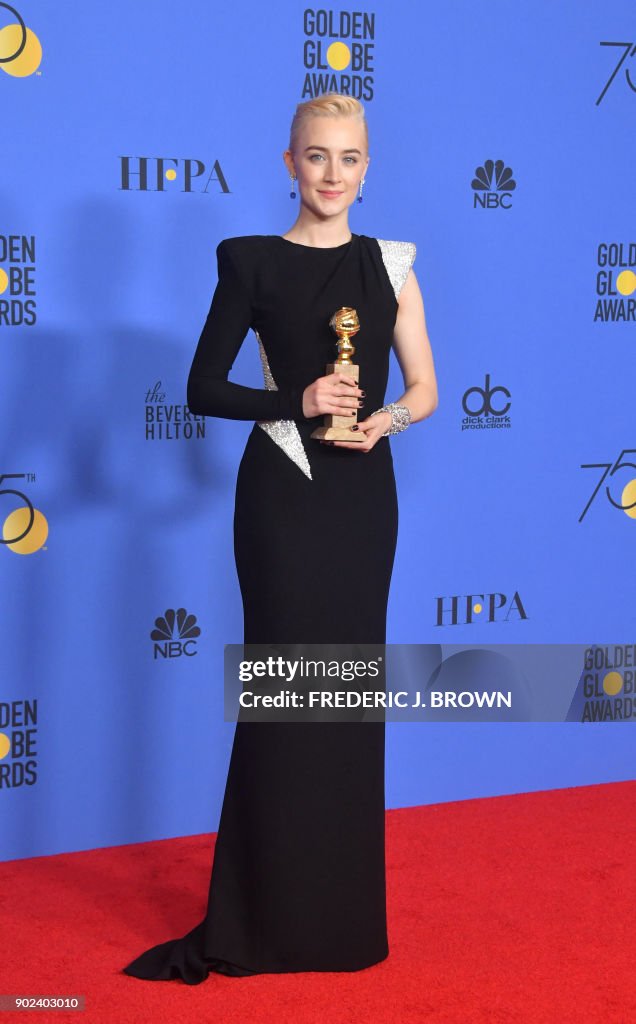 US-ENTERTAINMENT-GOLDEN-GLOBES-PRESSROOM
