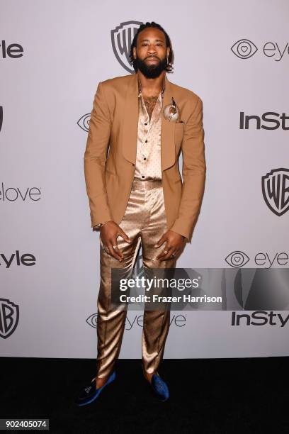 Player DeAndre Jordan attends 19th Annual Post-Golden Globes Party hosted by Warner Bros. Pictures and InStyle at The Beverly Hilton Hotel on January...