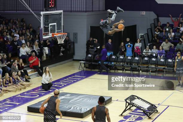 Air Elite Dunkers performed during halftime. The High Point University of Panthers hosted the Charleston Southern University Buccaneers on January 6,...