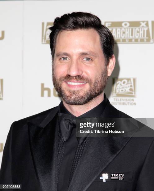 Actor Edgar Ramirez attends FOX, FX and Hulu 2018 Golden Globe Awards After Party at The Beverly Hilton Hotel on January 7, 2018 in Beverly Hills,...