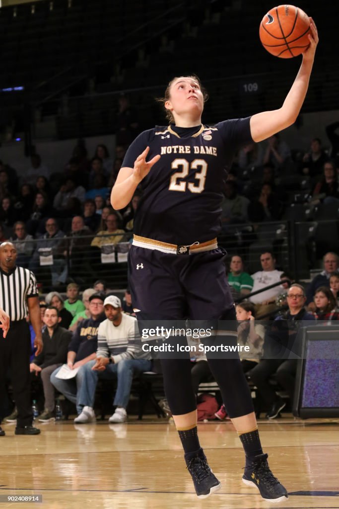 COLLEGE BASKETBALL: JAN 07 Women's - Notre Dame at Georgia Tech