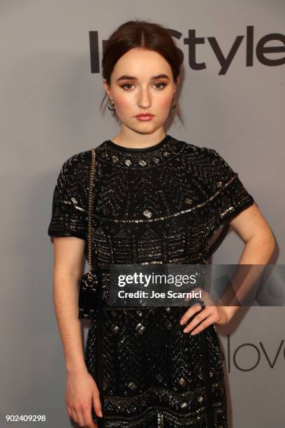 Actor Kaitlyn Dever attends the 2018 InStyle and Warner Bros. 75th Annual Golden Globe Awards Post-Party at The Beverly Hilton Hotel on January 7,...