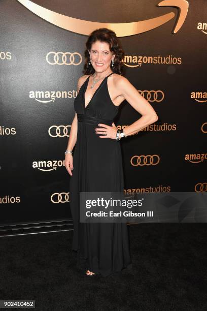 Actor Amy Aquino attends Amazon Studios' Golden Globes Celebration at The Beverly Hilton Hotel on January 7, 2018 in Beverly Hills, California.