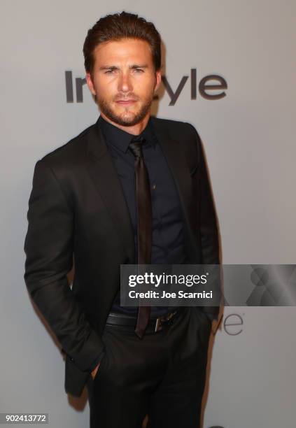 Actor Scott Eastwood attends the 2018 InStyle and Warner Bros. 75th Annual Golden Globe Awards Post-Party at The Beverly Hilton Hotel on January 7,...