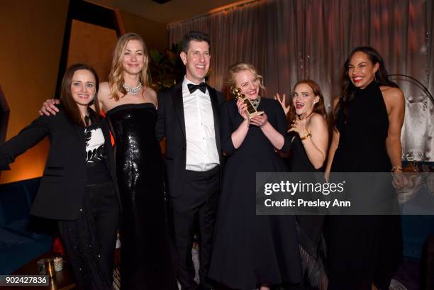 Alexis Bledel, Yvonne Strahovski, Hulu Senior Vice President of Content Craig Erwich, Elisabeth Moss, Madeline Brewer and Amanda Brugel attend FOX,...