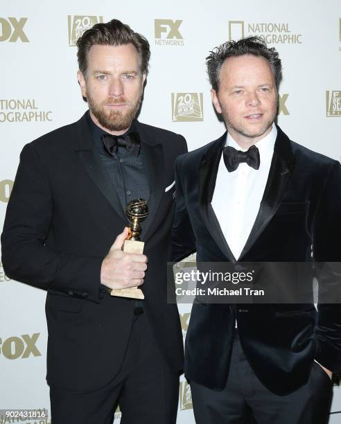 Ewan McGregor and Noah Hawley arrive to the FOX, FX and Hulu 2018 Golden Globe Awards afterparty held at The Beverly Hilton Hotel on January 7, 2018...