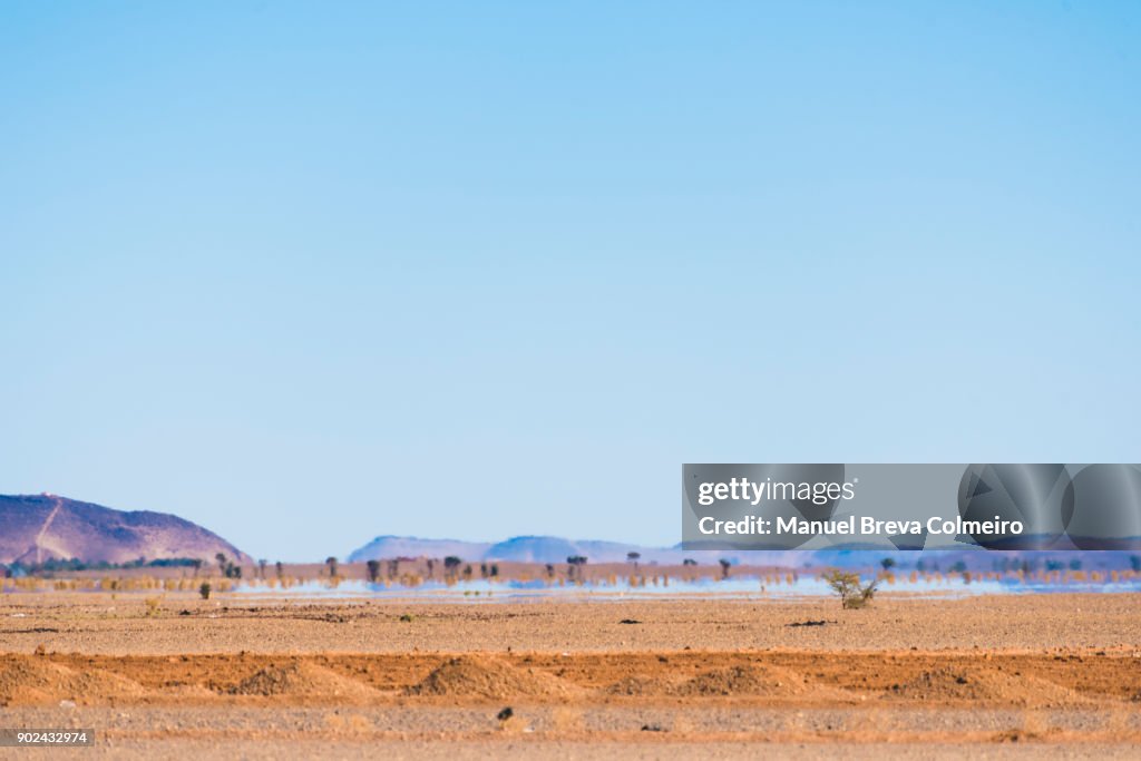 Mirage in the desert