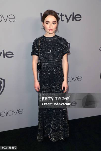 Actor Kaitlyn Dever attends the 2018 InStyle and Warner Bros. 75th Annual Golden Globe Awards Post-Party at The Beverly Hilton Hotel on January 7,...