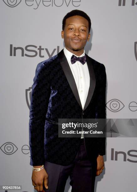 Actor Brandon Micheal Hall attends 19th Annual Post-Golden Globes Party hosted by Warner Bros. Pictures and InStyle at The Beverly Hilton Hotel on...