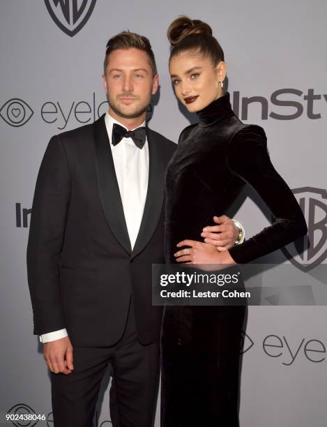 Model Taylor Hill attends the 19th Annual Post-Golden Globes Party hosted by Warner Bros. Pictures and InStyle at The Beverly Hilton Hotel on January...