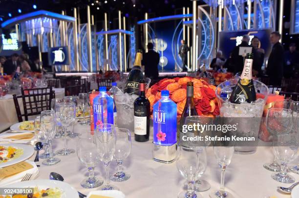 General atmosphere product shots at The 75th Annual Golden Globe Awards at The Beverly Hilton Hotel on January 7, 2018 in Beverly Hills, California.