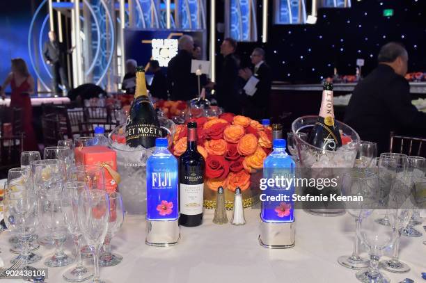 General atmosphere product shots at The 75th Annual Golden Globe Awards at The Beverly Hilton Hotel on January 7, 2018 in Beverly Hills, California.