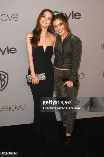 Actors Caitlin Carver and Haley Lu Richardson attend 19th Annual Post-Golden Globes Party hosted by Warner Bros. Pictures and InStyle at The Beverly...