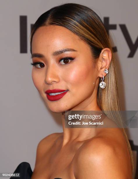 Actor Jamie Chung attends the 2018 InStyle and Warner Bros. 75th Annual Golden Globe Awards Post-Party at The Beverly Hilton Hotel on January 7, 2018...