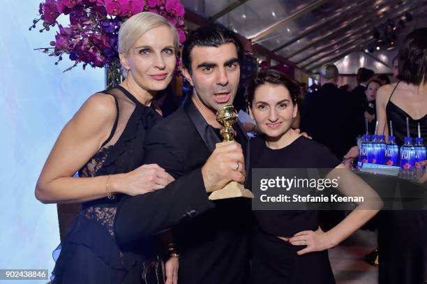 Director Fatih Akin attends FIJI Water at HFPAs Official Viewing and After-Party at the Wilshire Garden inside The Beverly Hilton on January 7, 2018...