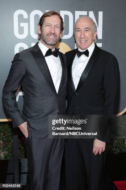 75th ANNUAL GOLDEN GLOBE AWARDS -- Pictured: Director at MGM Holdings Inc. Kevin Ulrich and CEO of MGM Gary Barber arrive to the 75th Annual Golden...