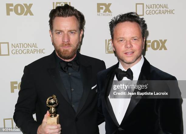 Ewan McGregor and Noah Hawley attend the FOX and FX's 2018 Golden Globe Awards After Party on January 7, 2018 in Los Angeles, California.