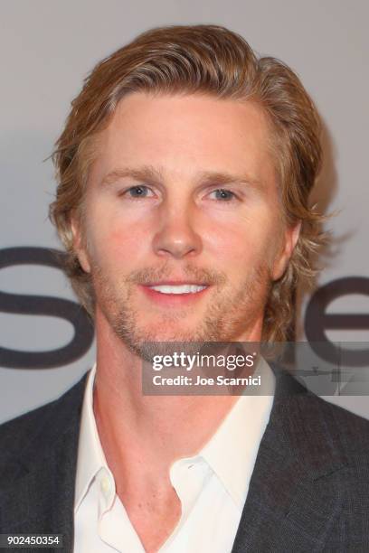 Actor Thad Luckinbill attends the 2018 InStyle and Warner Bros. 75th Annual Golden Globe Awards Post-Party at The Beverly Hilton Hotel on January 7,...