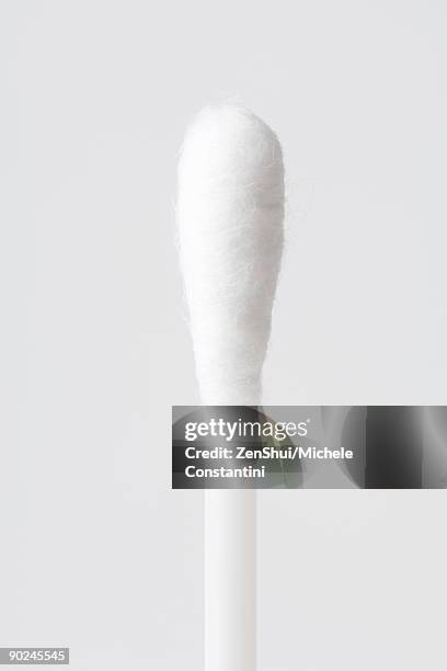 cotton swab, close-up - cotton bud stock pictures, royalty-free photos & images