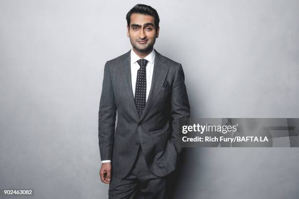 Kumail Nanjiani poses for a portrait at the BAFTA Los Angeles Tea Party on January 6, 2018 in Beverly Hills, California.