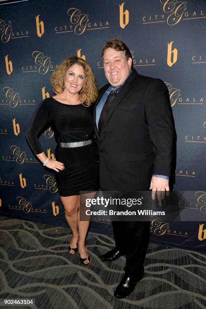 Reality Stars Rene Nezhoda and Casey Nezhoda attend the City Gala "Wealth and Master" poker tournament at InterContinental Hotel on January 7, 2018...