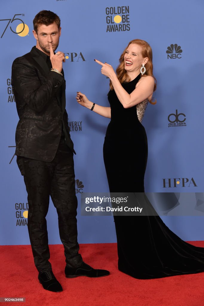 75th Annual Golden Globe Awards - Press Room