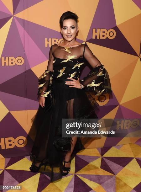 Actress Alin Sumarwata arrives at HBO's Official Golden Globe Awards After Party at Circa 55 Restaurant on January 7, 2018 in Los Angeles, California.