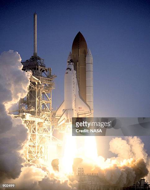 The space shuttle Discovery lifts off Thursday, May 27, 1999 from the Kennedy Space Center, Fla., on a mission to the new international space...