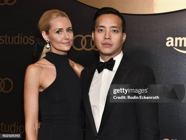 Alan Young arrives at the Amazon Studios Golden Globes Celebration at The Beverly Hilton Hotel on January 7, 2018 in Beverly Hills, California.