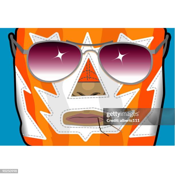 illustrations, cliparts, dessins animés et icônes de el lucha es prêt - catch mexicain