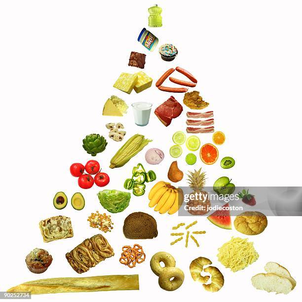 food pyramid - food pyramid stock pictures, royalty-free photos & images