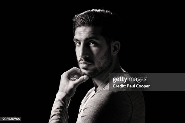 Footballer Emre Can is photographed on August 4, 2017 in Liverpool, England.