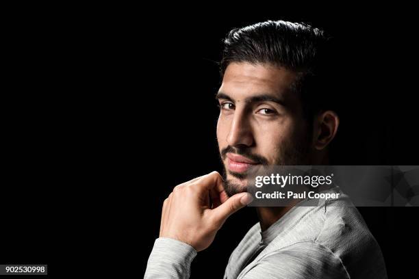 Footballer Emre Can is photographed on August 4, 2017 in Liverpool, England.