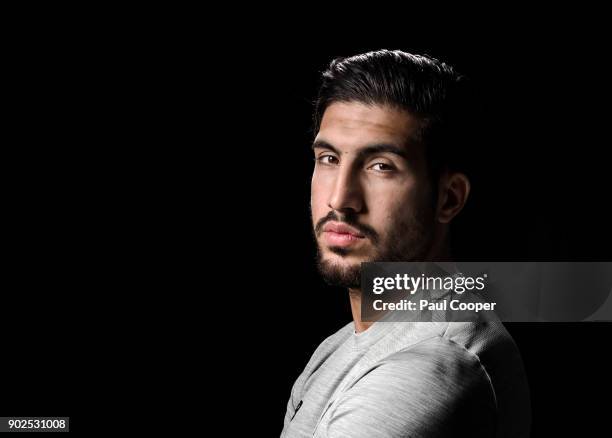 Footballer Emre Can is photographed on August 4, 2017 in Liverpool, England.