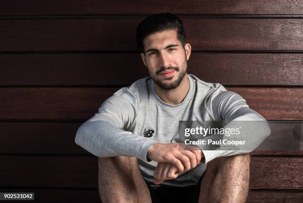 Footballer Emre Can is photographed on August 4, 2017 in Liverpool, England.