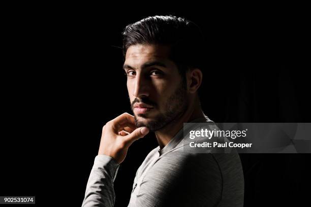 Footballer Emre Can is photographed on August 4, 2017 in Liverpool, England.