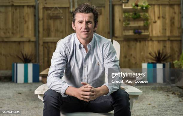 Footballer Joey Barton is photographed for the Sunday Times on June 15, 2017 in Manchester, England.