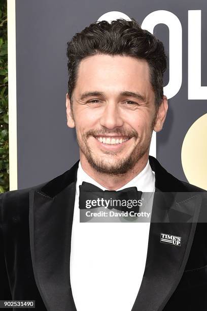 James Franco and Kyle Maclachlan attend the 75th Annual Golden Globe Awards - Arrivals at The Beverly Hilton Hotel on January 7, 2018 in Beverly...