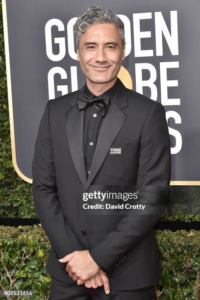 Taika Waititi attends the 75th Annual Golden Globe Awards - Arrivals at The Beverly Hilton Hotel on January 7, 2018 in Beverly Hills, California.