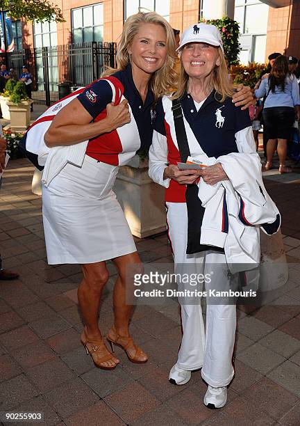 Christie Brinkley and Marge Brinkley attend the 9th Annual USTA Serves OPENing Gala at the USTA Billie Jean King National Tennis Center on August 31,...