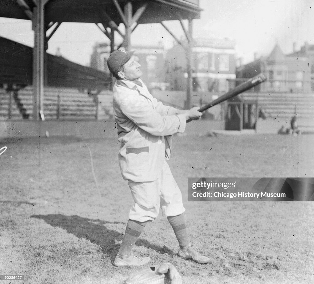 Honus Wagner At Bat