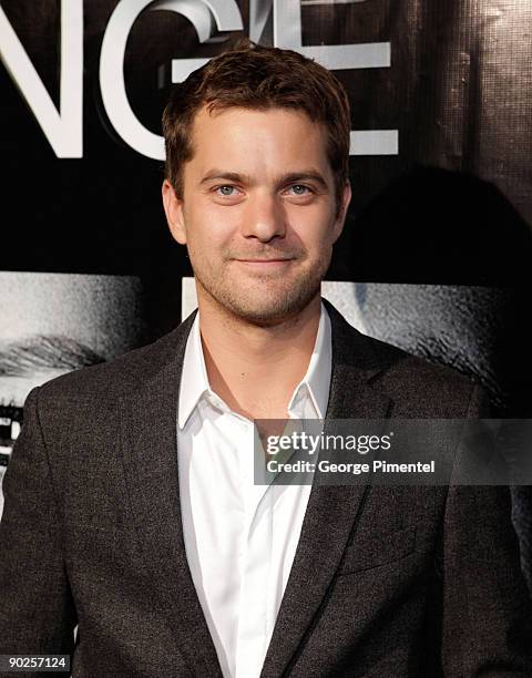 Actor Joshua Jackson arrives at the DVD Launch for Season 1 of "Fringe" on August 31, 2009 in Vancouver, Canada.