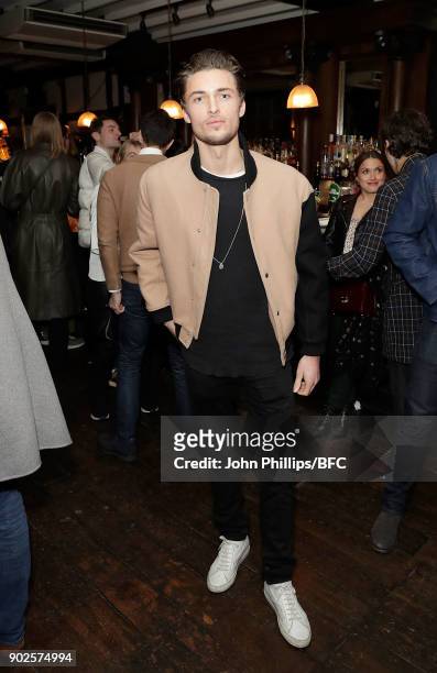 Harvey Newton-Haydon attends the LFWM Official Party & Pub Lock-In during London Fashion Week Men's January 2018 at The George on January 7, 2018 in...