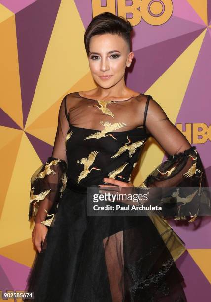 Actress Alin Sumarwata attends HBO's official Golden Globe Awards after party at The Circa 55 Restaurant on January 7, 2018 in Los Angeles,...