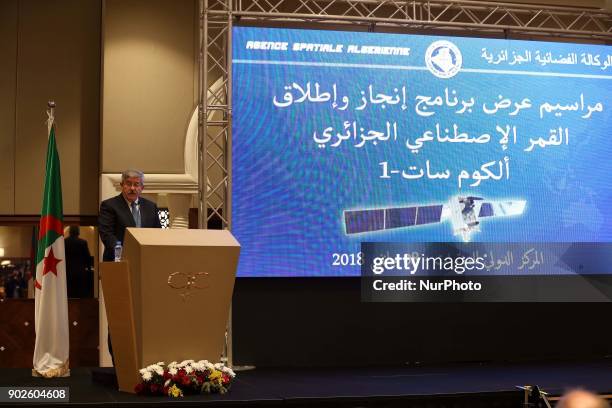 Launch of Alcomsat-1 satellite, in the presence of Prime Minister Ahmed Ouyahia members of the government, executives of the Algerian Space Agency ,...