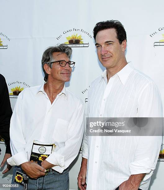 Eric Roberts and Patrick Warburton attend the 2nd Annual "Feel Good" Film Festival at the Egyptian Theatre on August 7, 2009 in Hollywood, California.