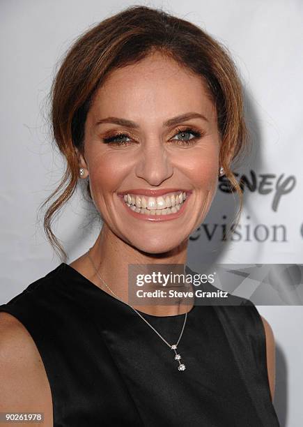 Amy Brenneman arrives at the 2009 Disney-ABC Television Group Summer Press Tour at The Langham Resort on August 8, 2009 in Pasadena, California.